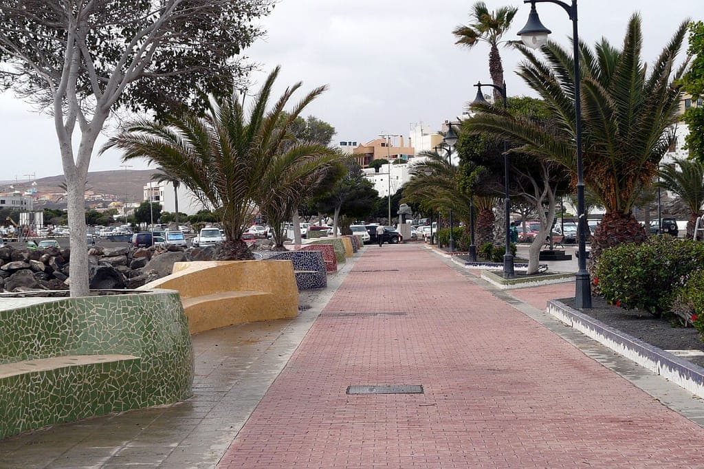 Parada de taxi en Puerto del Rosario