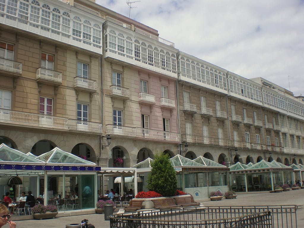 Parada de taxi A Coruña — Praza de Ourense