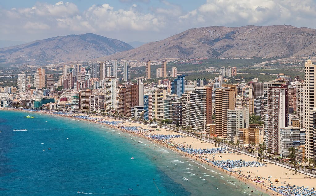 Parada de taxi Benidorm — Playa de Levante (Av. Mediterráneo)